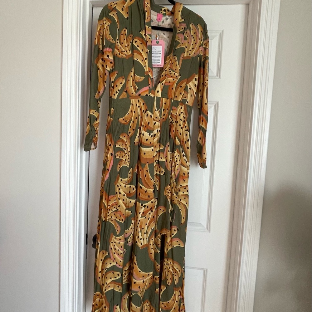 NWT FarmRio Chuva de Banana Dress - Picture 5 of 6